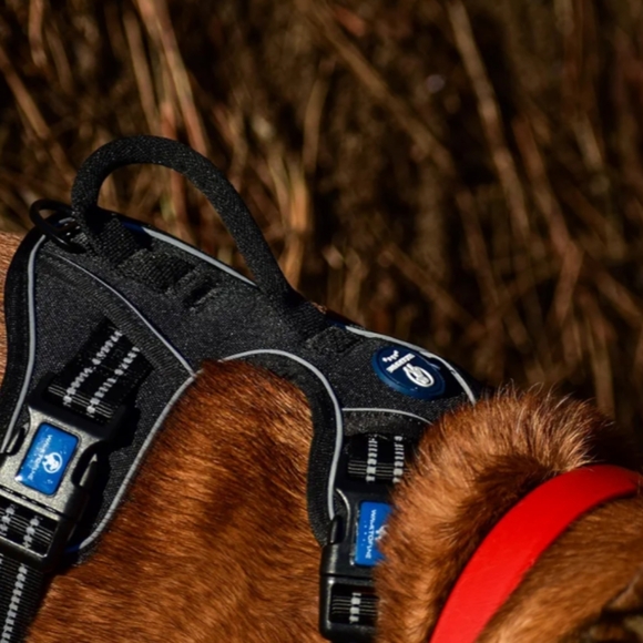 Tactical/Service No Pull Reflective Dog Harness With Velcro Sides, M - Picture 7 of 8